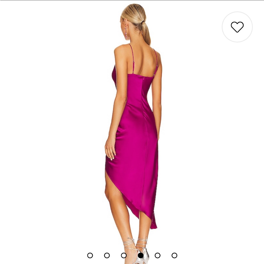 ASTR rhinestone midi slit dress - Picture 4 of 5